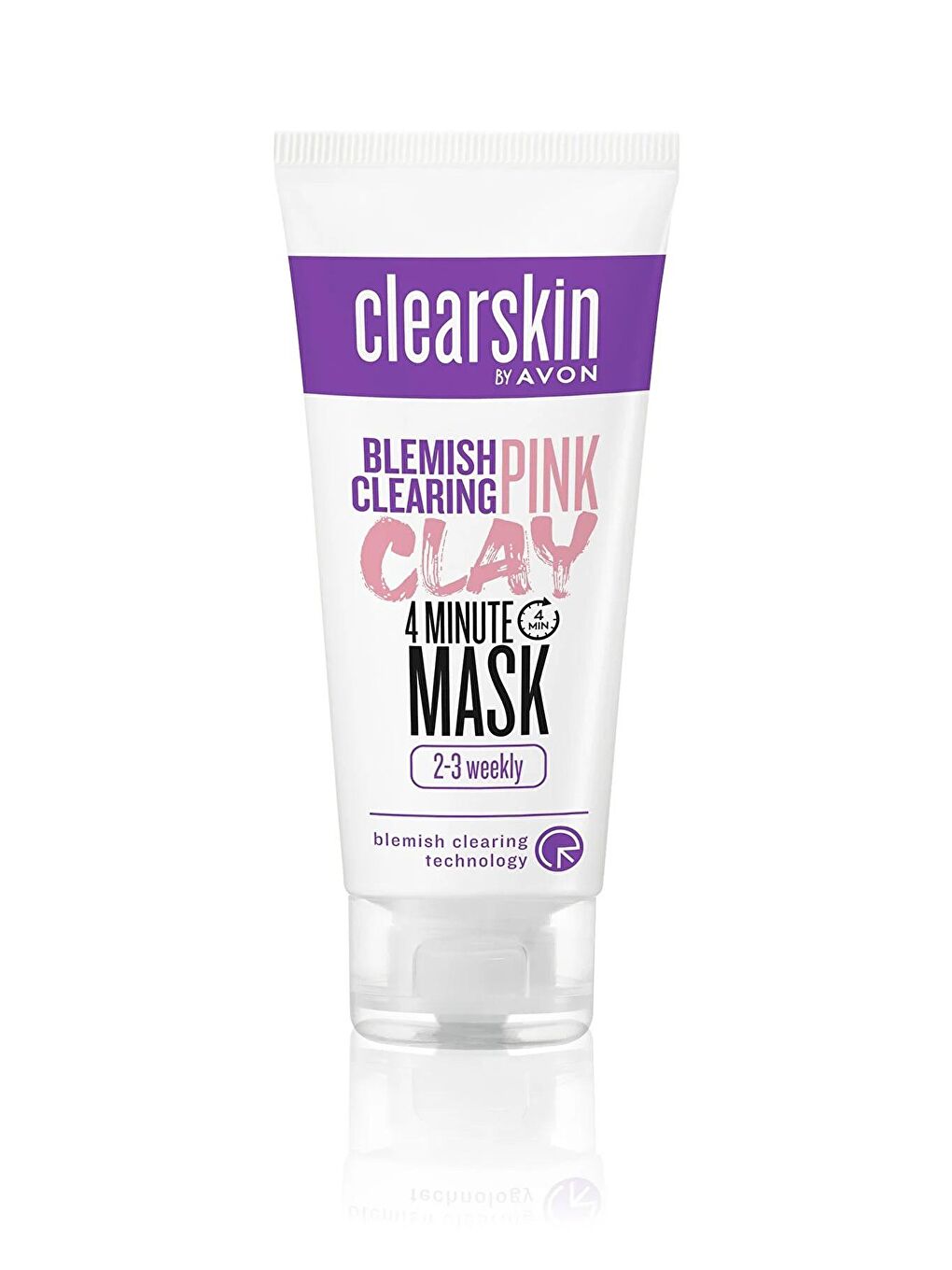 AVON Renksiz Clearskin Blemish Clearing Leke Karsıtı Pembe Kil Yüz Maskesi 75 Ml.