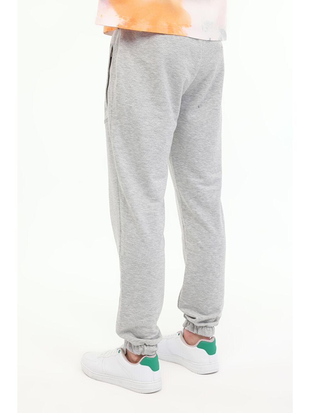 Gri MB ROS 22HS111 5FX GRI MELANJ Erkek Jogger Eşofman Altı-1