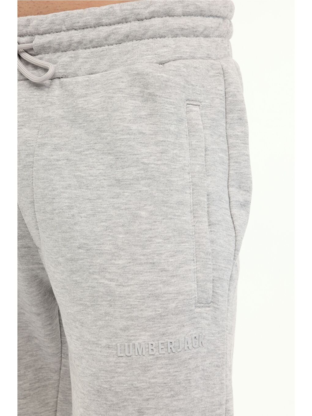 Gri MB ROS 22HS111 5FX GRI MELANJ Erkek Jogger Eşofman Altı-3