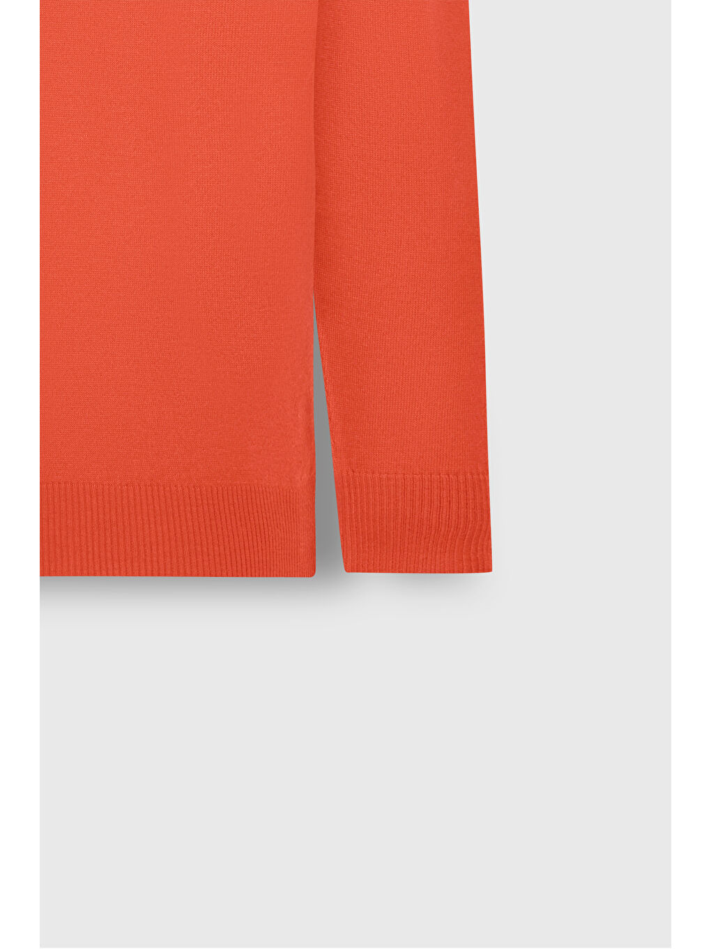 Kahverengi Erkek Kiremit Pamuklu Standart Fit Normal Kesim Yarım Balıkçı Yaka Triko Kazak-7