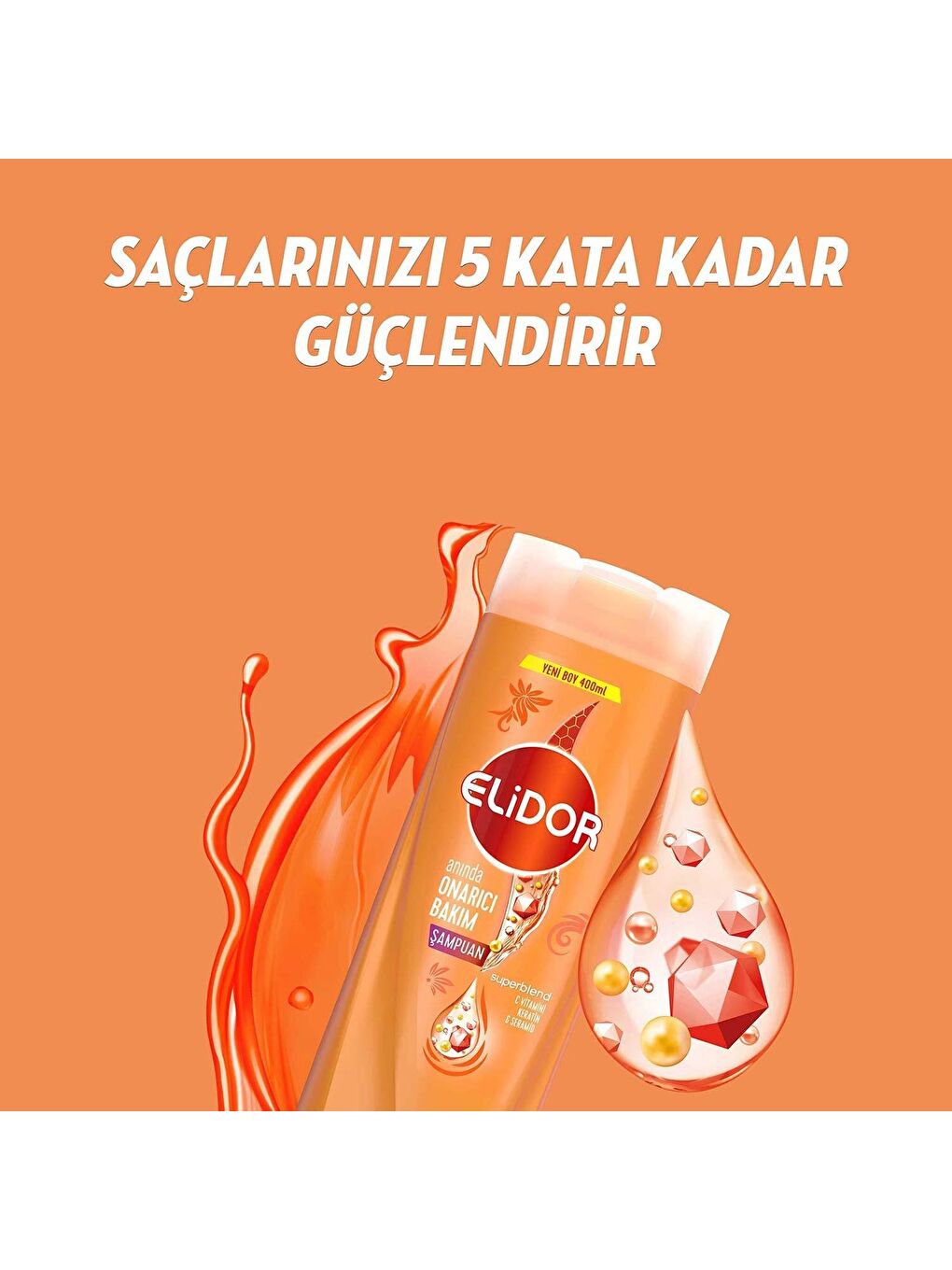 Anında Onarıcı Bakım Superblend Şampuan 400 ml x 2 Adet-1