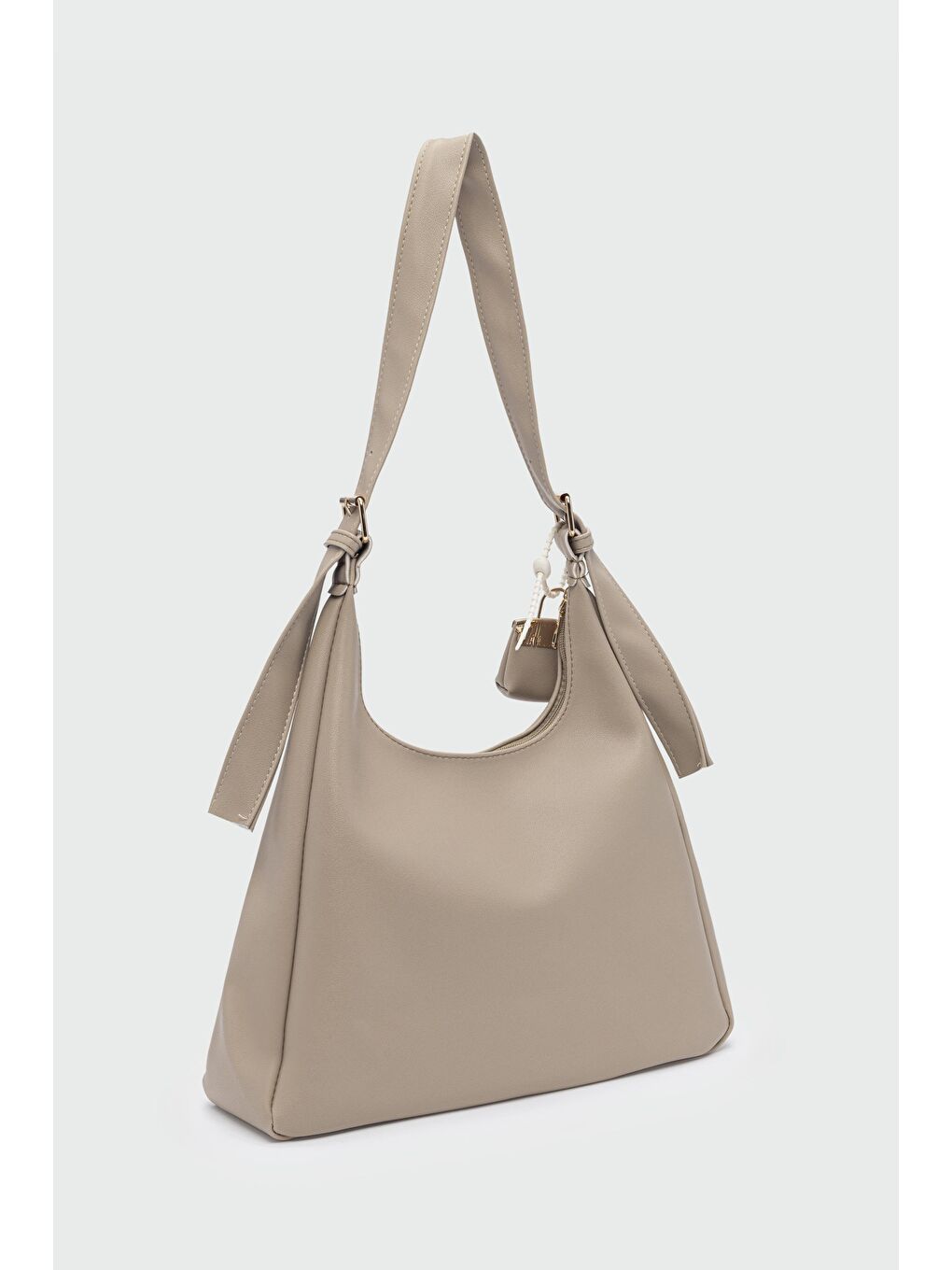 Guts Charmlı Salaş Omuz Çantası Bej-3