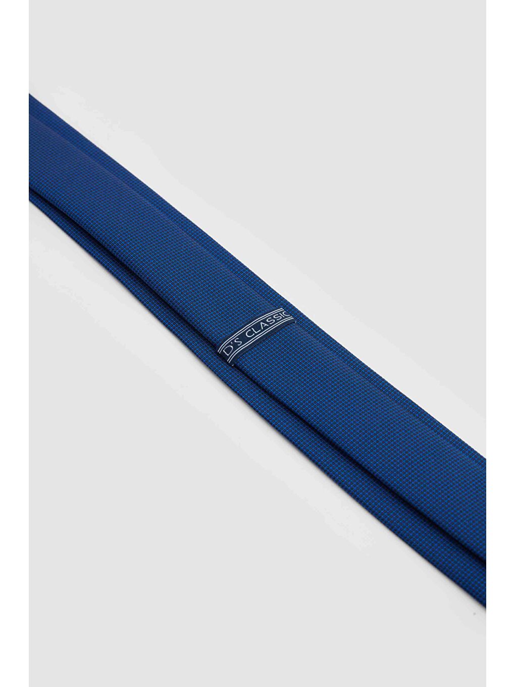 Lacivert Desenli 5,5 Cm Kravat-2