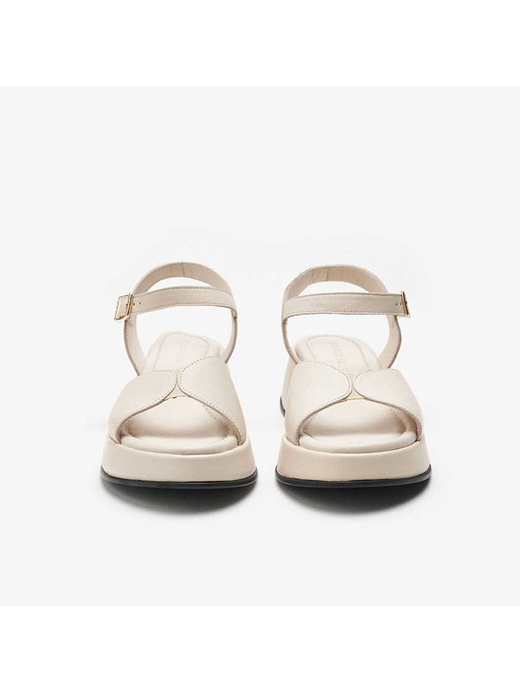 Beyaz Kadın Sandalet 04M2 WITH ANKLE STRAP-2