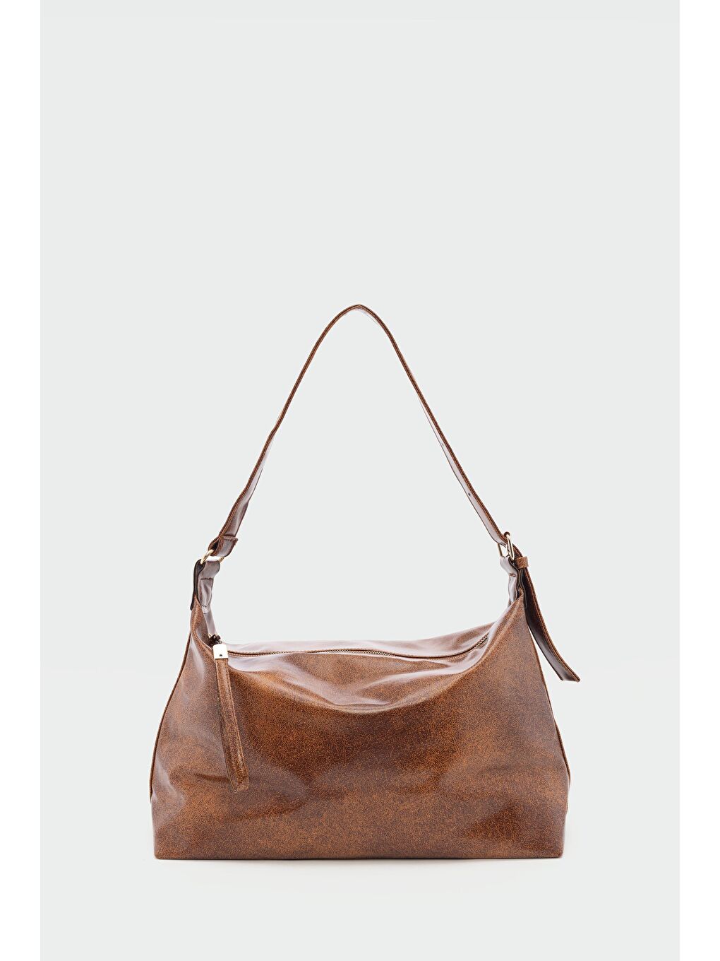 Kahverengi Gabrielle Salaş Omuz Çantası Taba