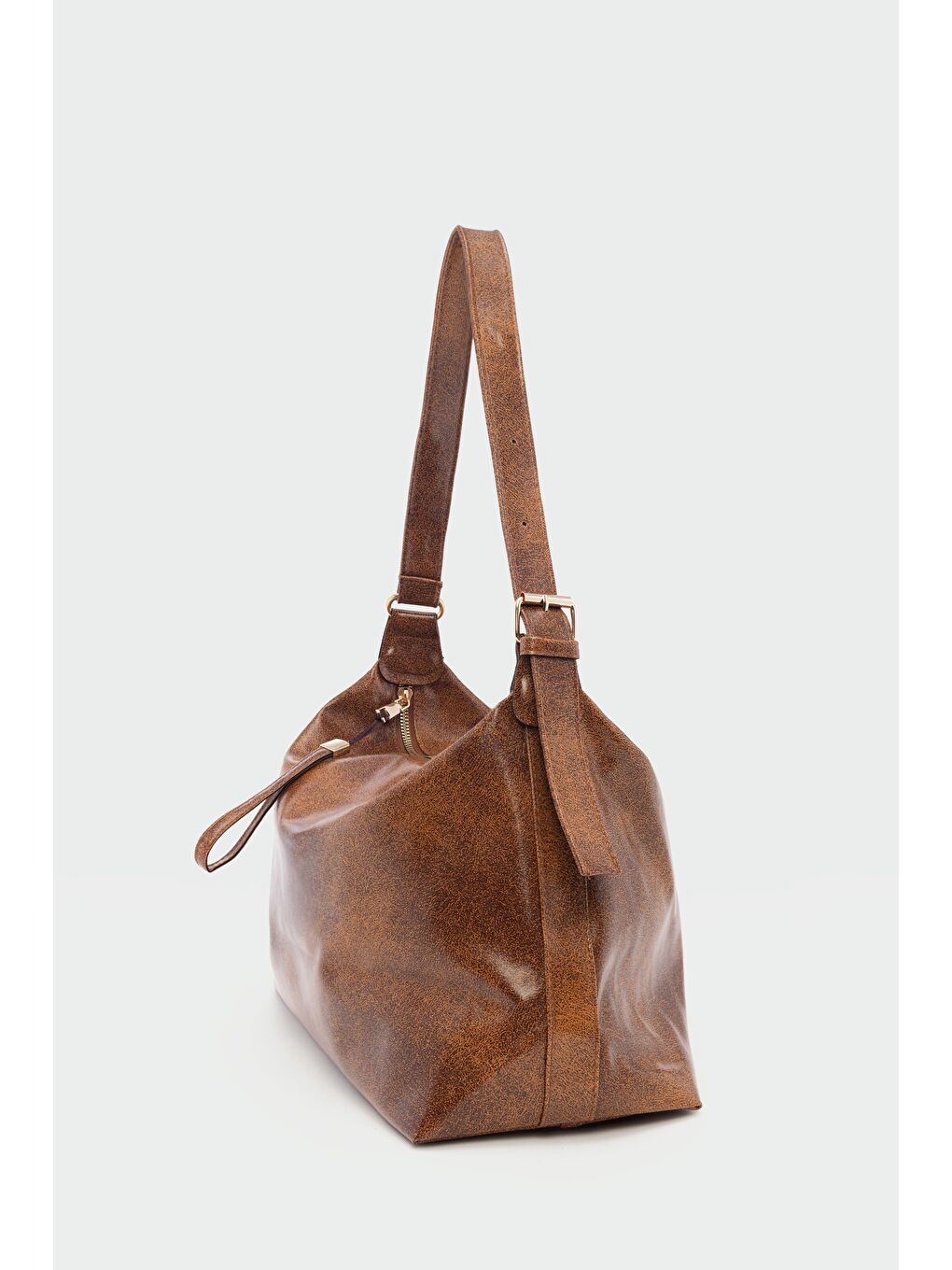 Kahverengi Gabrielle Salaş Omuz Çantası Taba-3