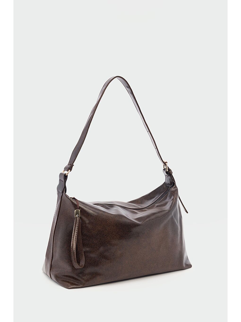 Kahverengi Gabrielle Salaş Omuz Çantası Kahve-2