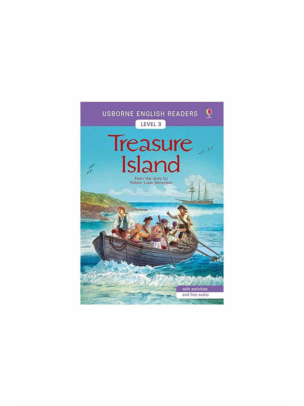 The Usborne Beyaz-Renklibaskı Treasure Island