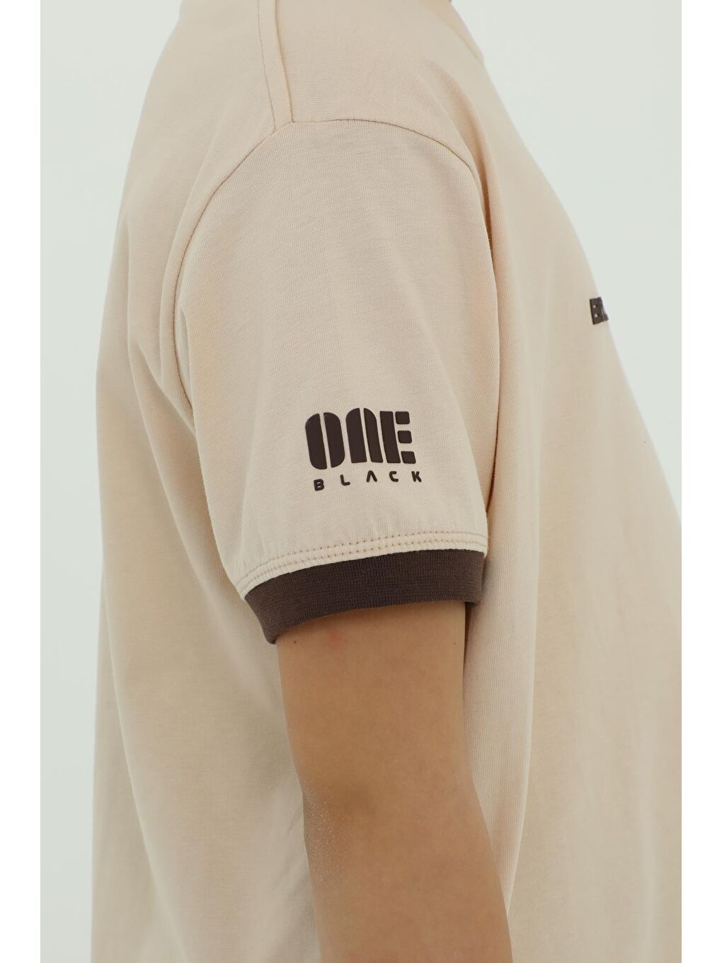 Kahverengi Erkek Çocuk Bel Lastik Detaylı Eşofman Takımı-5