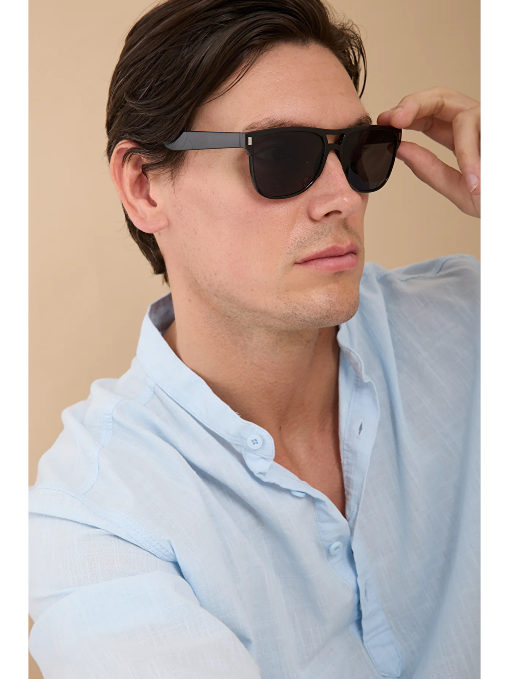 Erkek Siyah Everyday Kare Güneş Gözlüğü-2