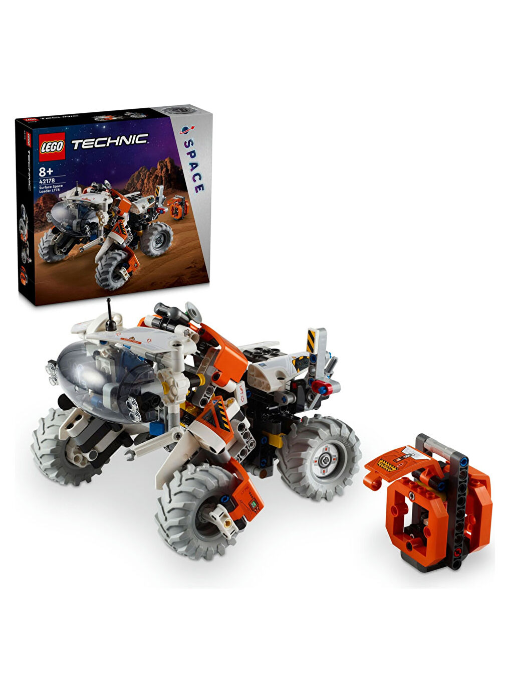 Lego Renksiz Technic Yüzey Uzay Yükleyicisi LT78 42178