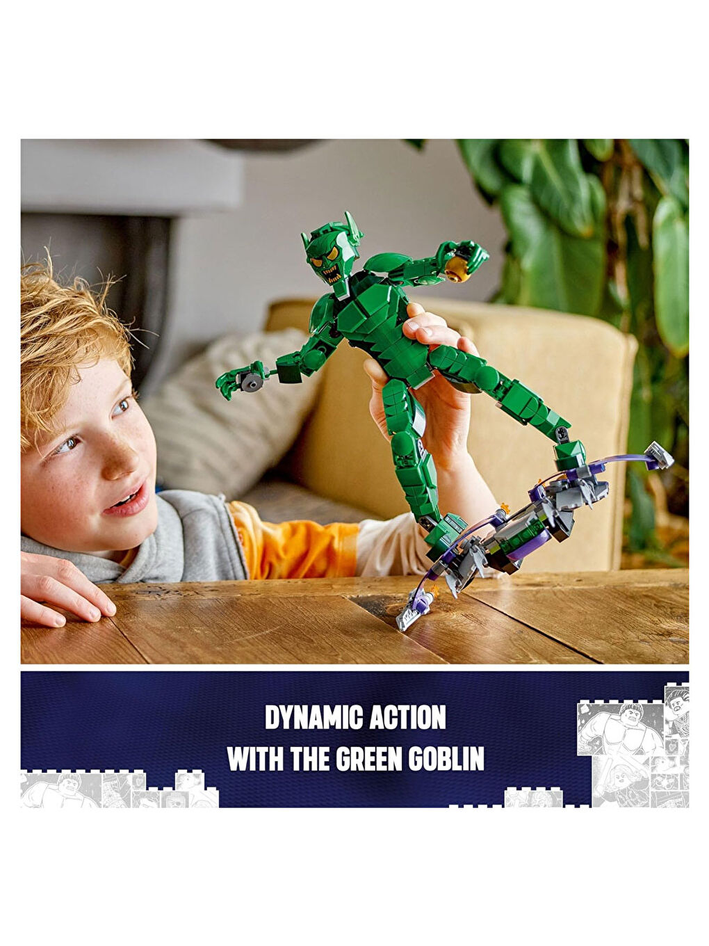 Lego Super Heroes Marvel Green Goblin Yapım Figürü 76284 - 1