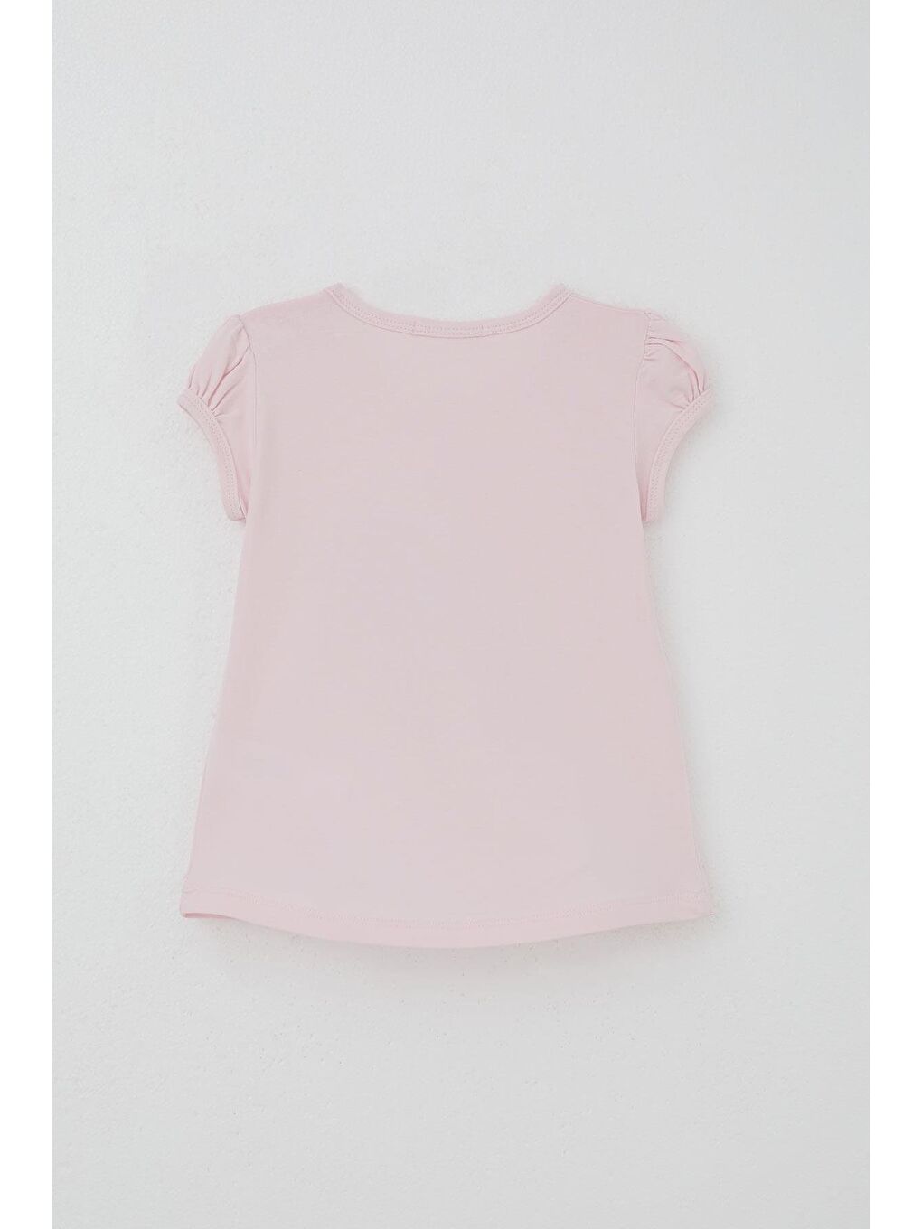 Kız Çocuk Kapri Taytlı Takım Çiçekli Kız Baskılı Pembe (1.5-5 Yaş)-3