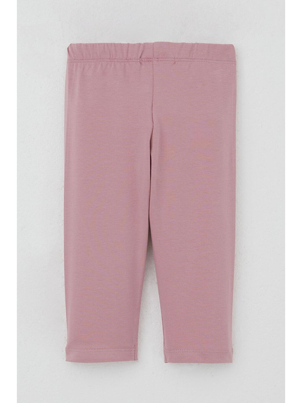 Kız Çocuk Kapri Taytlı Takım Çiçekli Kız Baskılı Pembe (1.5-5 Yaş)-4