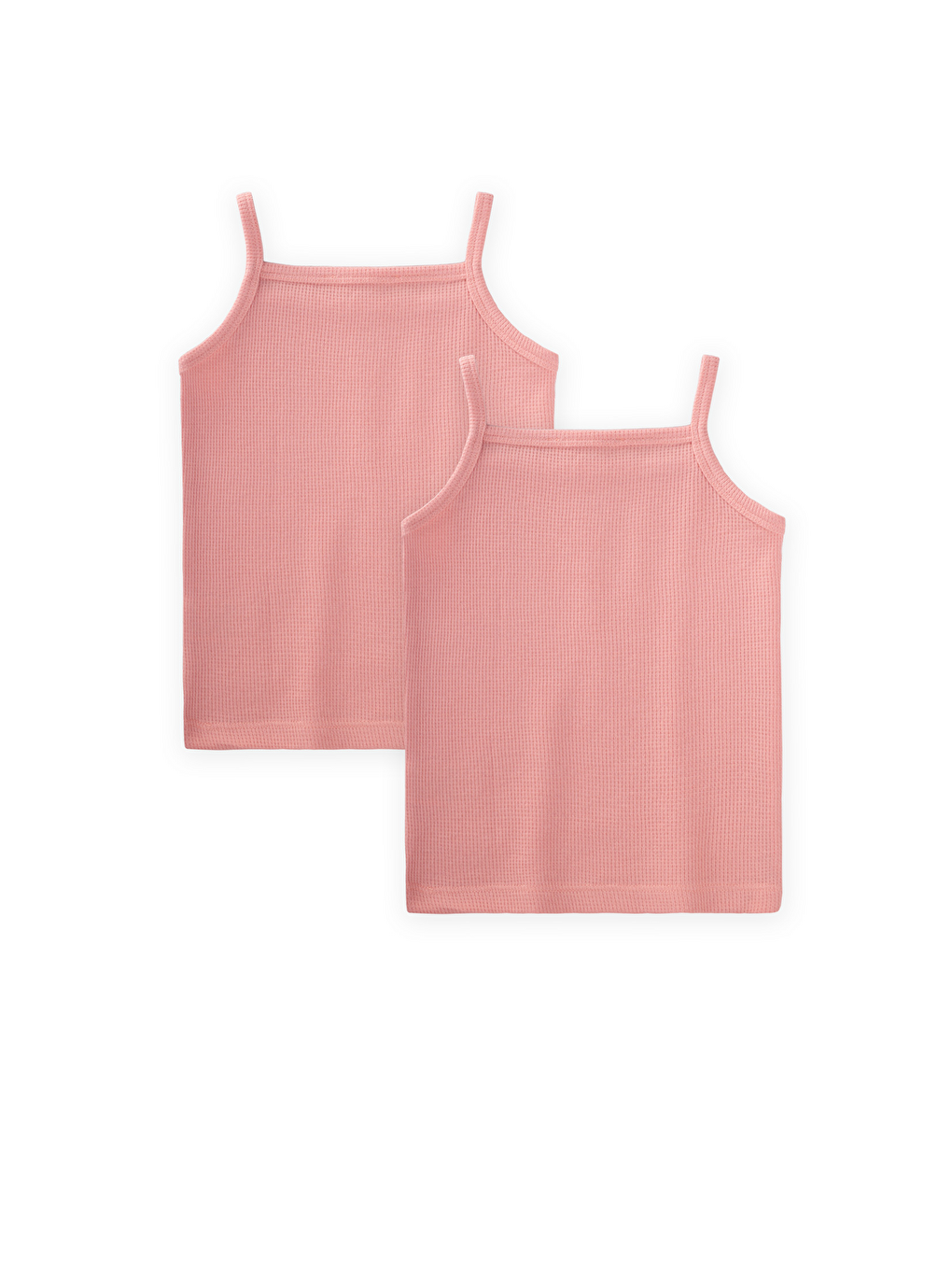 Pembe İkili İp Askılı Kız Atlet 2-11 Yaş Somon-1