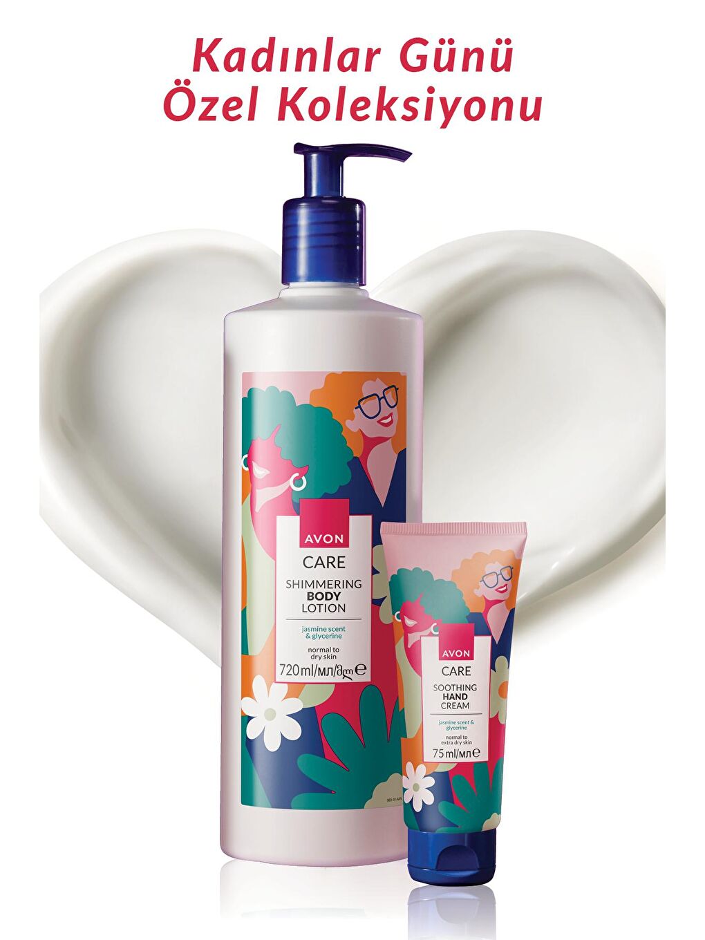 AVON Renksiz Care Shimmering Gliserin İçeren Yasemin Kokulu El Kremi 75 Ml. - 2