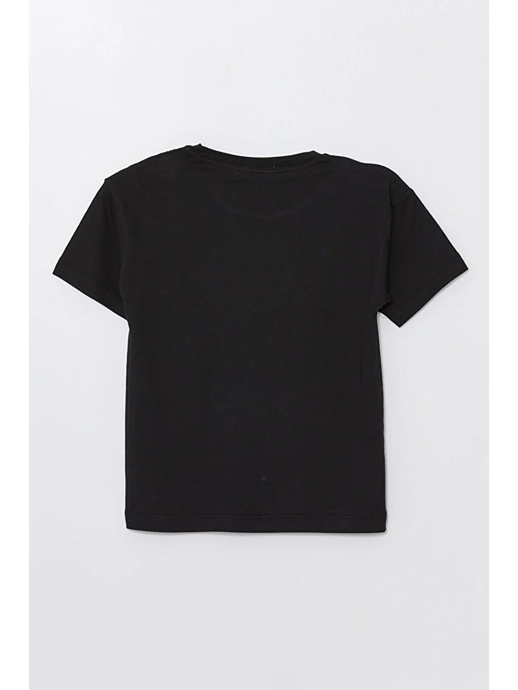 Siyah Run Baskılı Penye Şort- T-shirt Erkek - Kız Takım-1