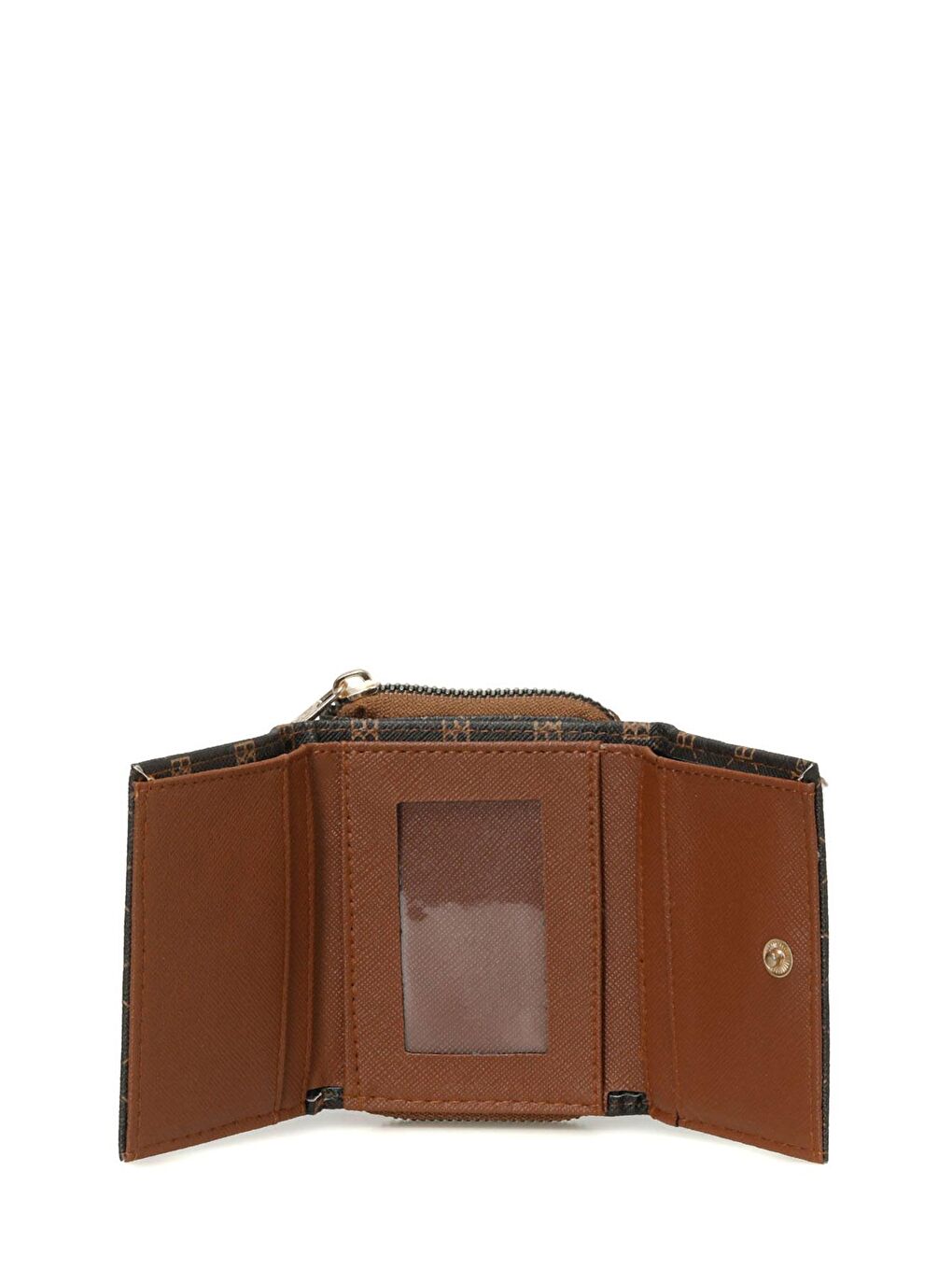 MINI MONOGRAM 4PR Kahverengi Kadın Cüzdan-3