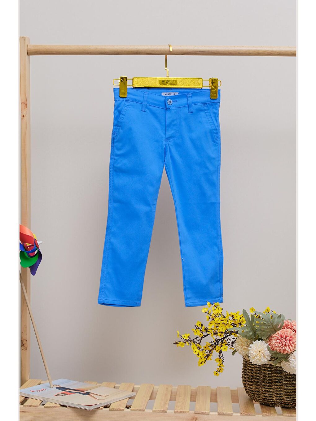 Pina Kids Saks Erkek Çocuk Dar Paça Pantolon PNT.0014