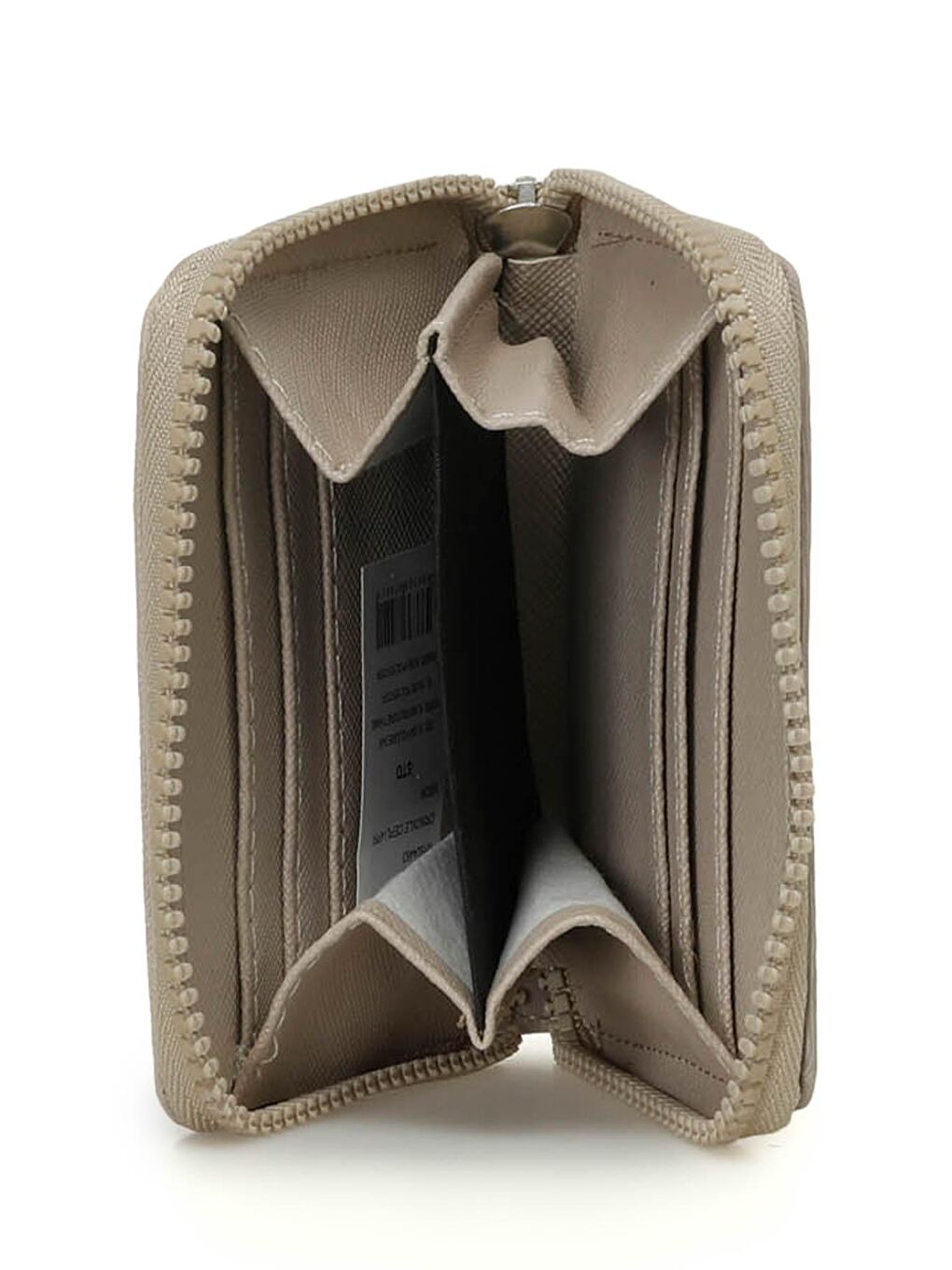Bej CRINCKLE CEPLI 4PR Vizon Kadın Cüzdan-3