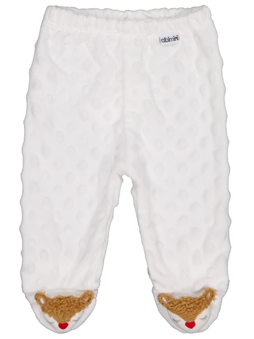 Minidamla Topçikli 1-6 Ay Tek Alt Bebe - Ekru