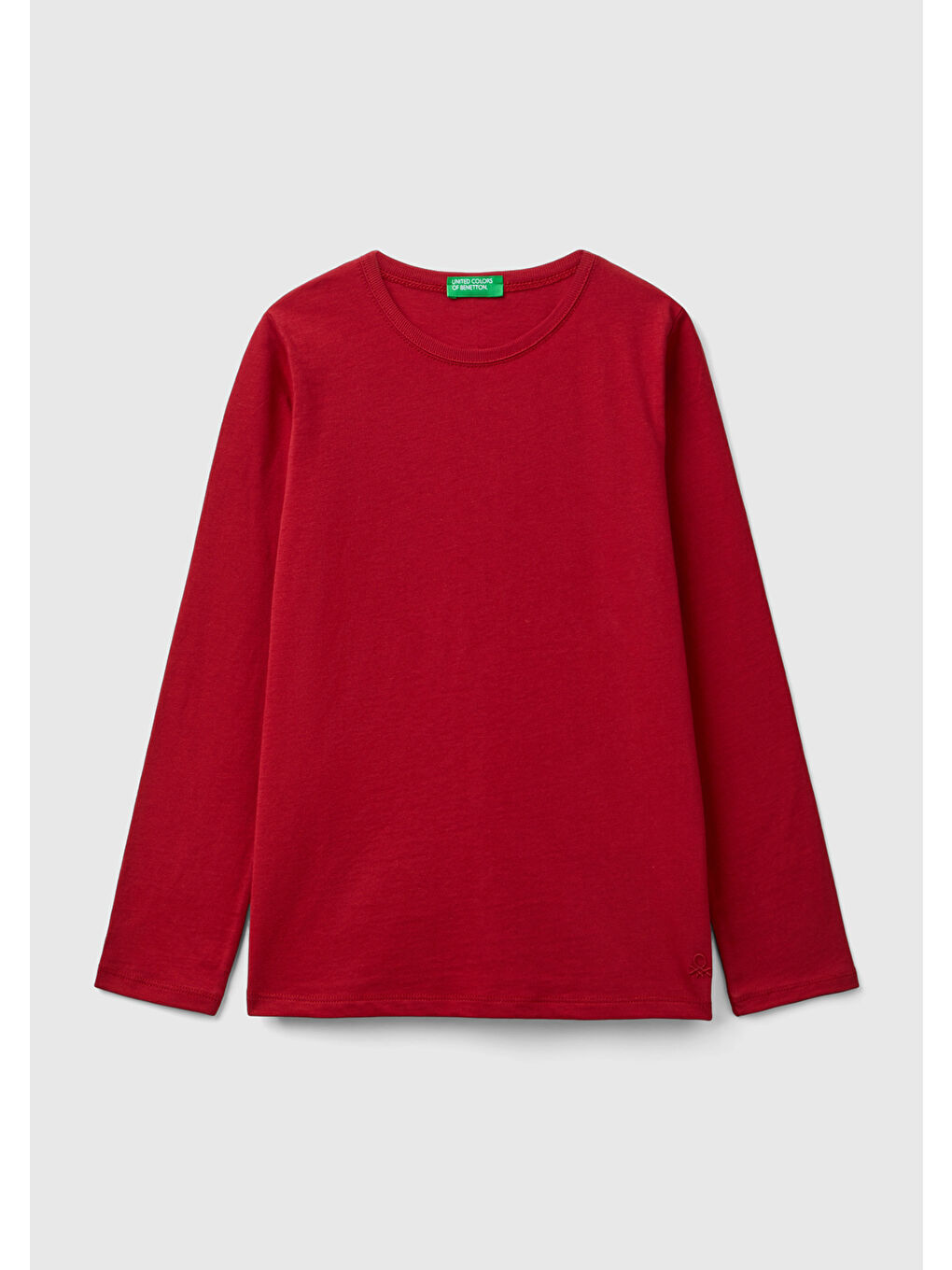 United Colors Of Benetton Kız Çocuk Kırmızı Basic Sweatshirt