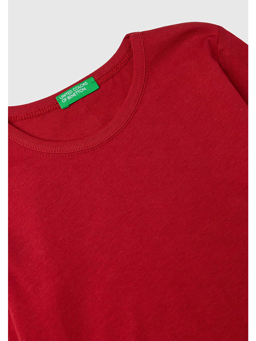 United Colors Of Benetton Kız Çocuk Kırmızı Basic Sweatshirt - 2