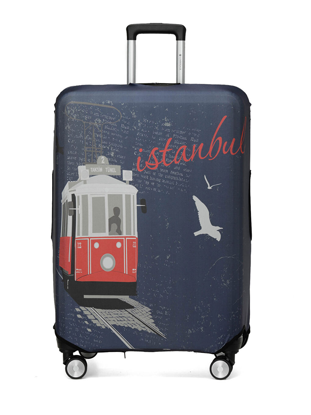 Travel Soft VALIZ KILIF ISTIKLAL 4FX Lacivert Unisex Valiz Kılıfı