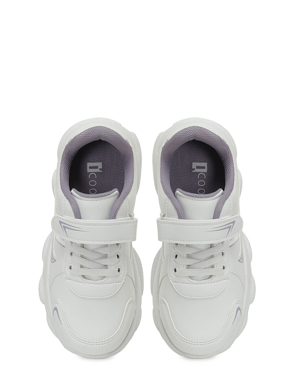 ZERA F 5PR Beyaz Kız Çocuk Spor Ayakkabı-3