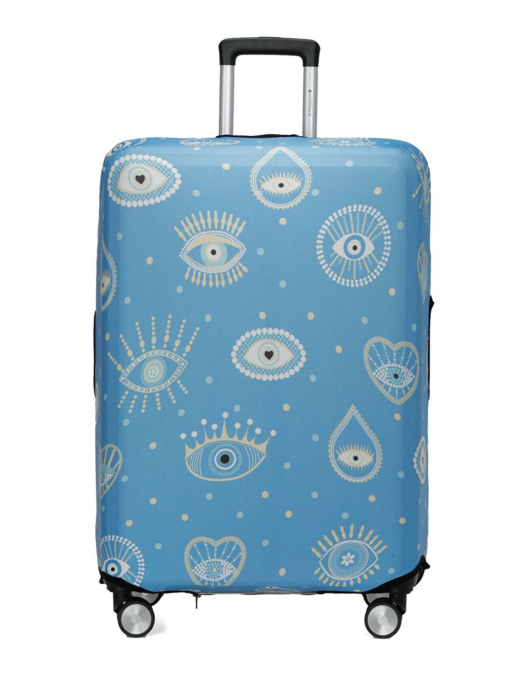 Travel Soft VALIZ KILIF NAZAR 4FX Mavi Unisex Valiz Kılıfı