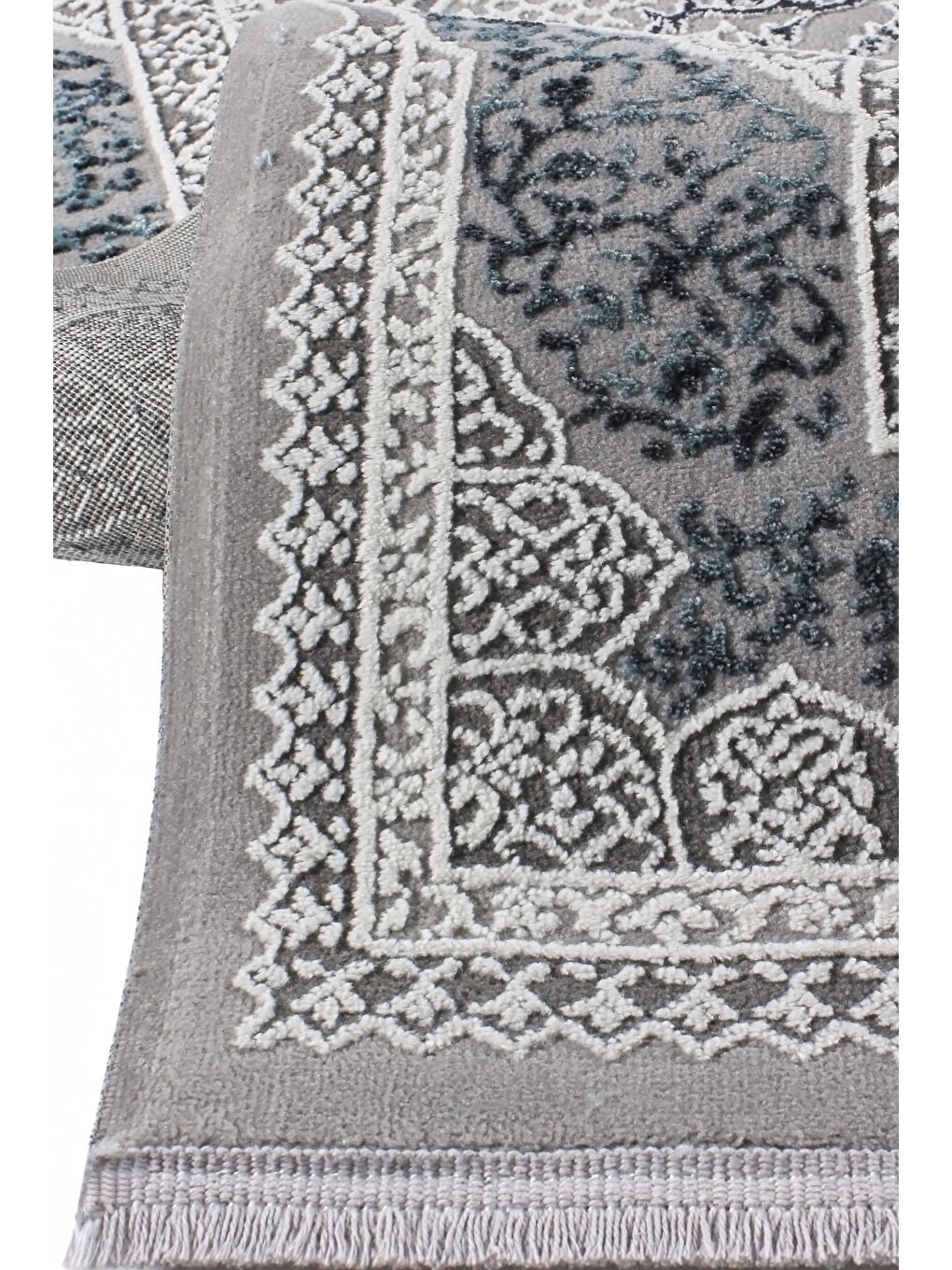 Lacivert Leo 0074 Modern Dokuma Halı Salon Çocuk Odası Oturma Odası Halısı Makine Halısı-160x230-1