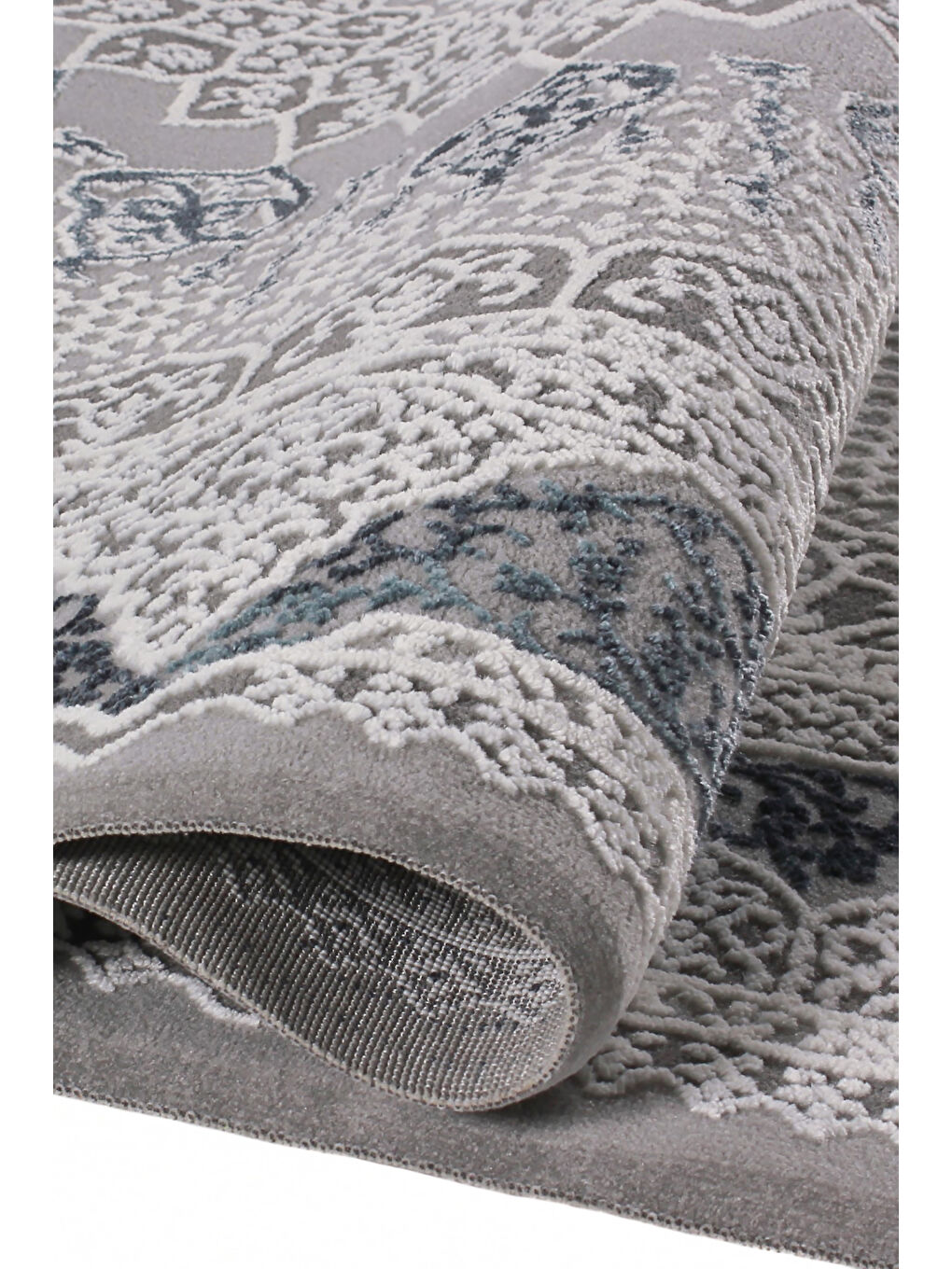 Lacivert Leo 0074 Modern Dokuma Halı Salon Çocuk Odası Oturma Odası Halısı Makine Halısı-160x230-2