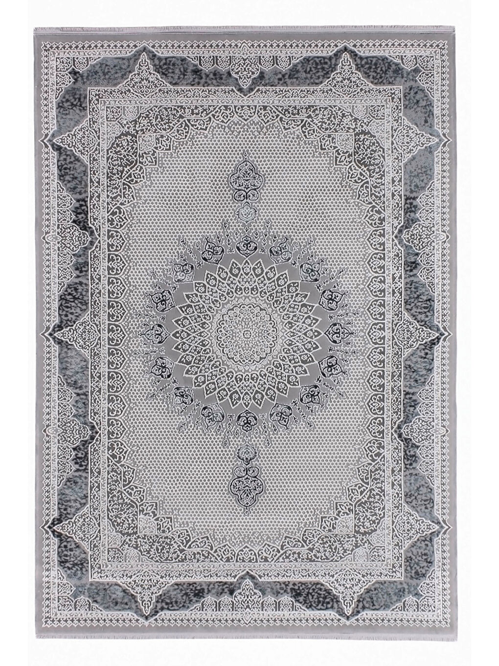 Lacivert Leo 0074 Modern Dokuma Halı Salon Çocuk Odası Oturma Odası Halısı Makine Halısı-160x230-5
