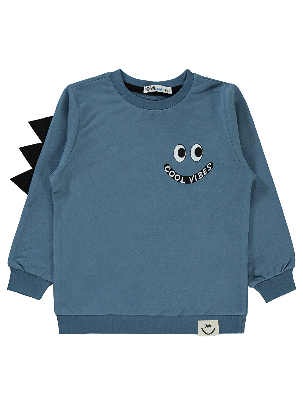 Civil Erkek Çocuk Sweatshirt 2-5 Yaş İndigo