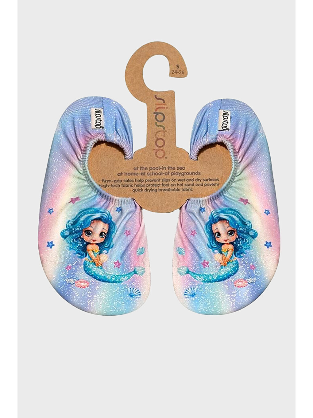 Lila Seastar Desenli Kaydırmaz Havuz ve Deniz Ayakkabısı SS2515000001