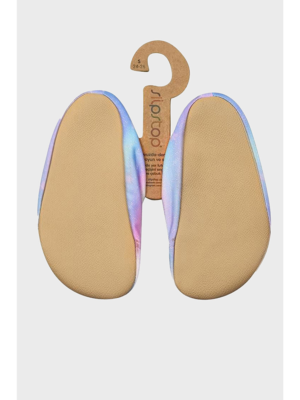 Lila Seastar Desenli Kaydırmaz Havuz ve Deniz Ayakkabısı SS2515000001-1