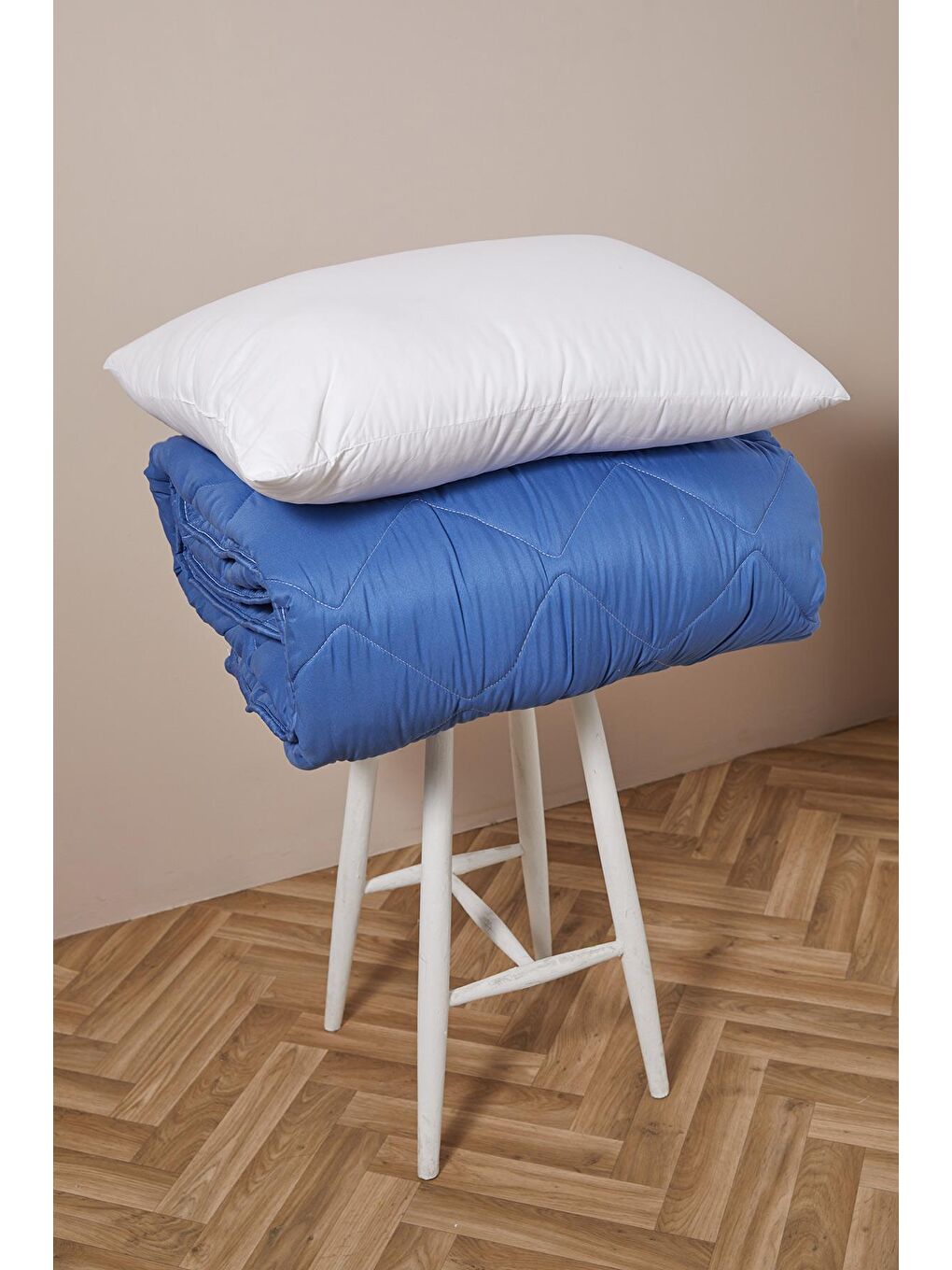 Fullamoda Saks Microfiber Silikonlu Tek Kişilik Yorgan - 3