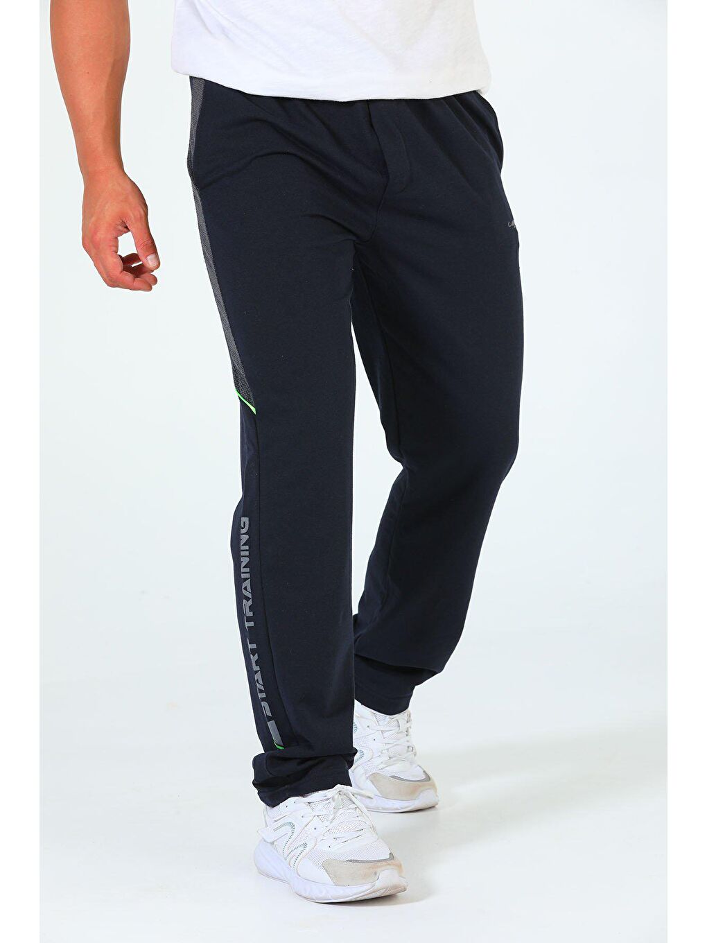 Lacivert Erkek Şerit Detaylı Alt Eşofman