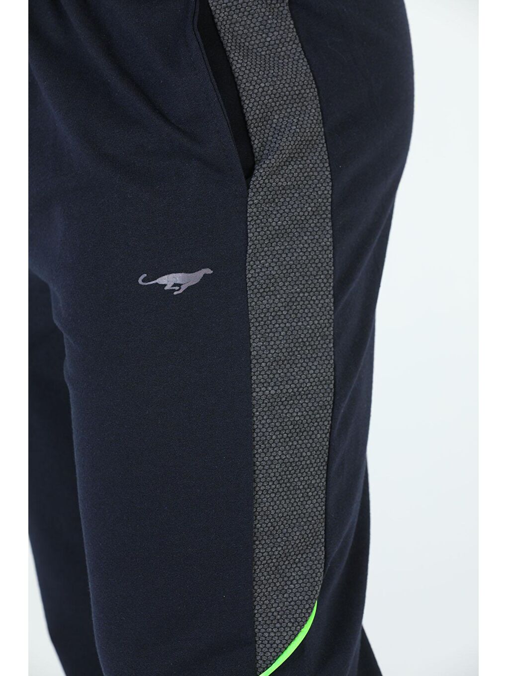 Lacivert Erkek Şerit Detaylı Alt Eşofman-5