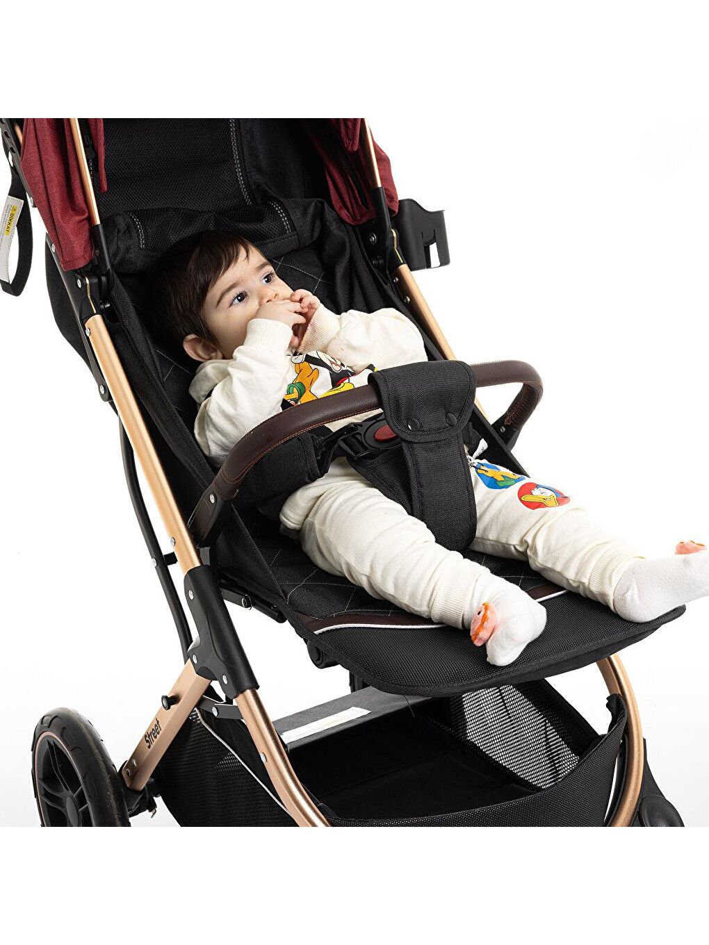 baby plus Bordo Street Bebek Arabası - 2