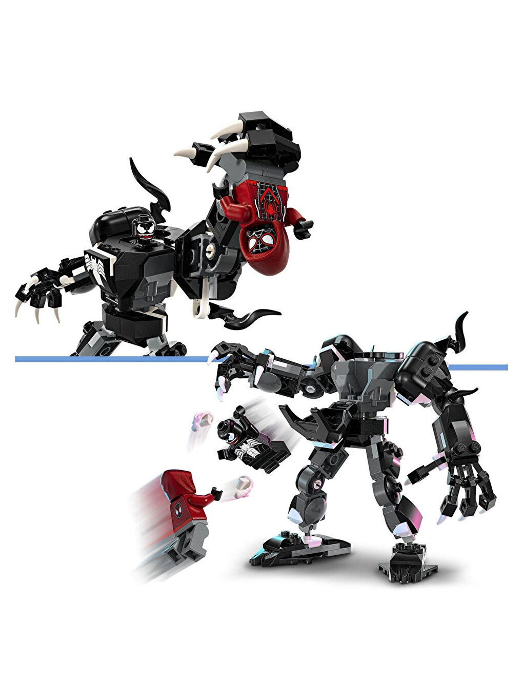 Lego Renksiz Super Heroes Marvel Venom Robot Zırhı Miles Morales’E Karşı 76276 - 4