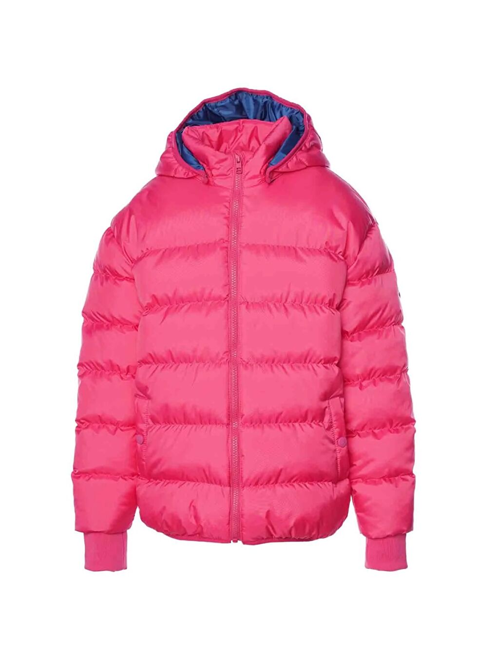 Hummel Pembe Sobel Çocuk Pembe Yuvarlak Yaka Mont - 1