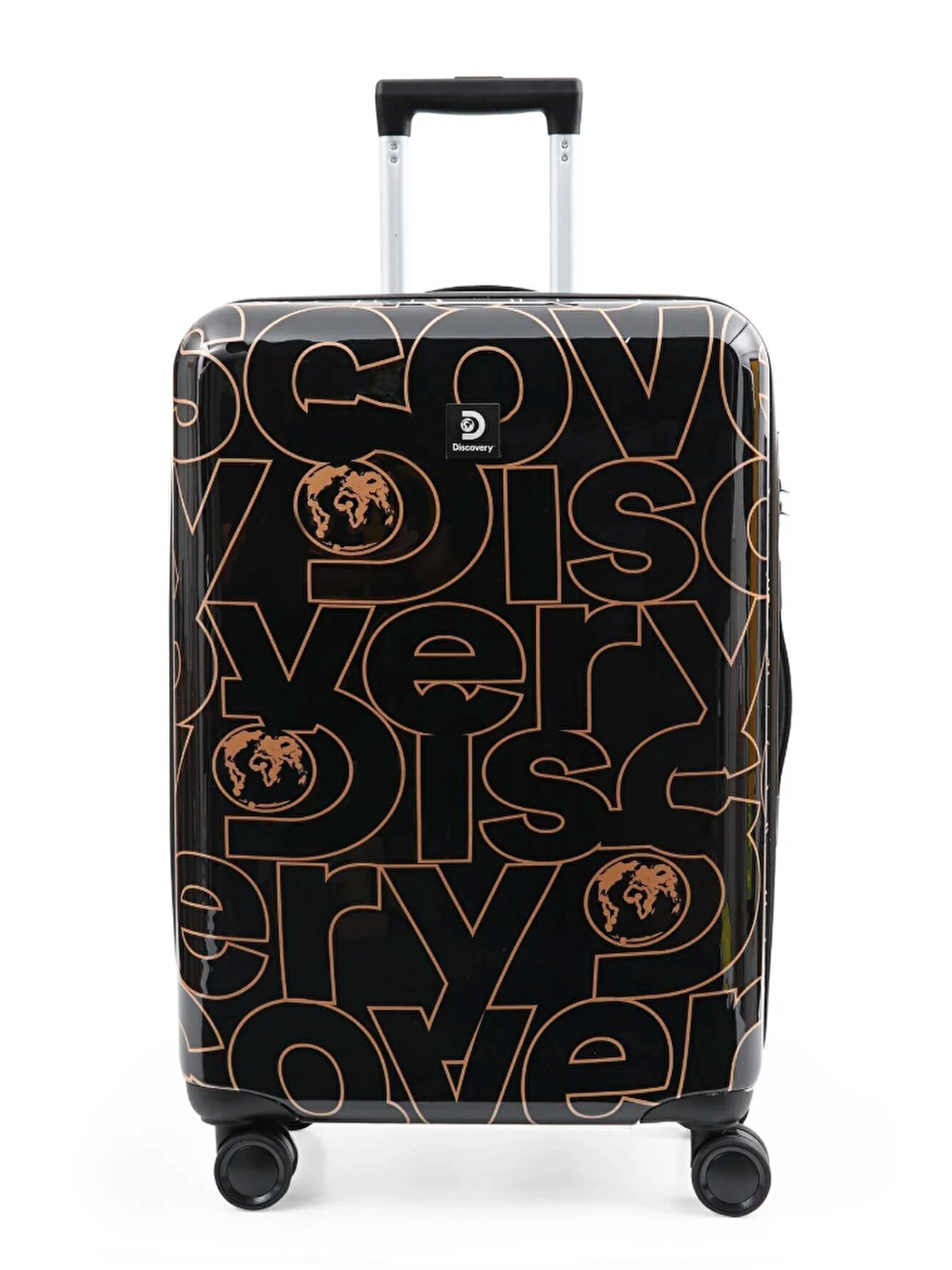 Siyah Kırıılmaz Sert Gövde Kilitili 8 Tekerlek Valiz Seti Dl17ha-1