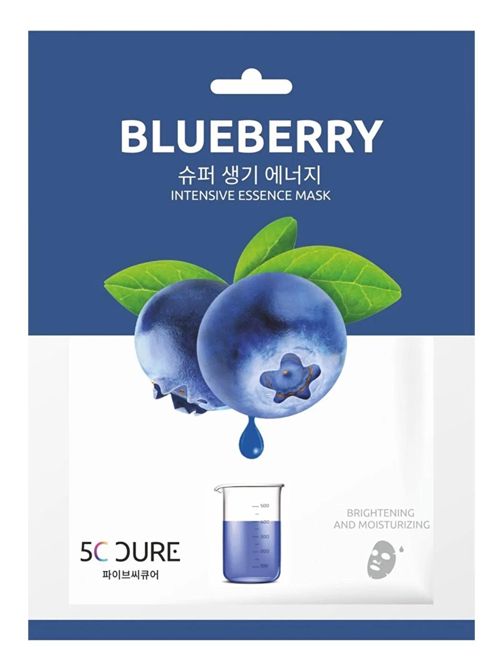 5C Cure Karışık 5C Cure Blueberry Intensive Essence Mask