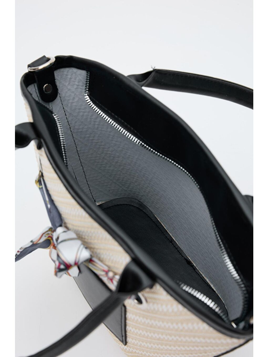 Modena Şal Aksesuarlı El Ve Omuz Çantası Kahverengi-4