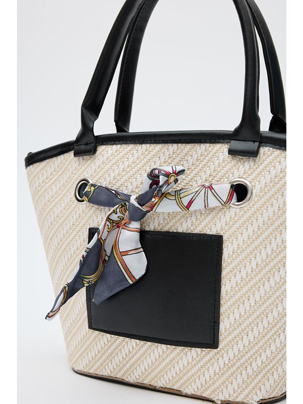 Modena Şal Aksesuarlı El Ve Omuz Çantası Kahverengi-5