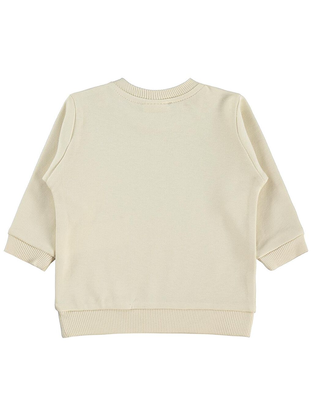 Bej Baby Next Baskılı 6-18 Ay Sweatshirt - Fil Dişi-1