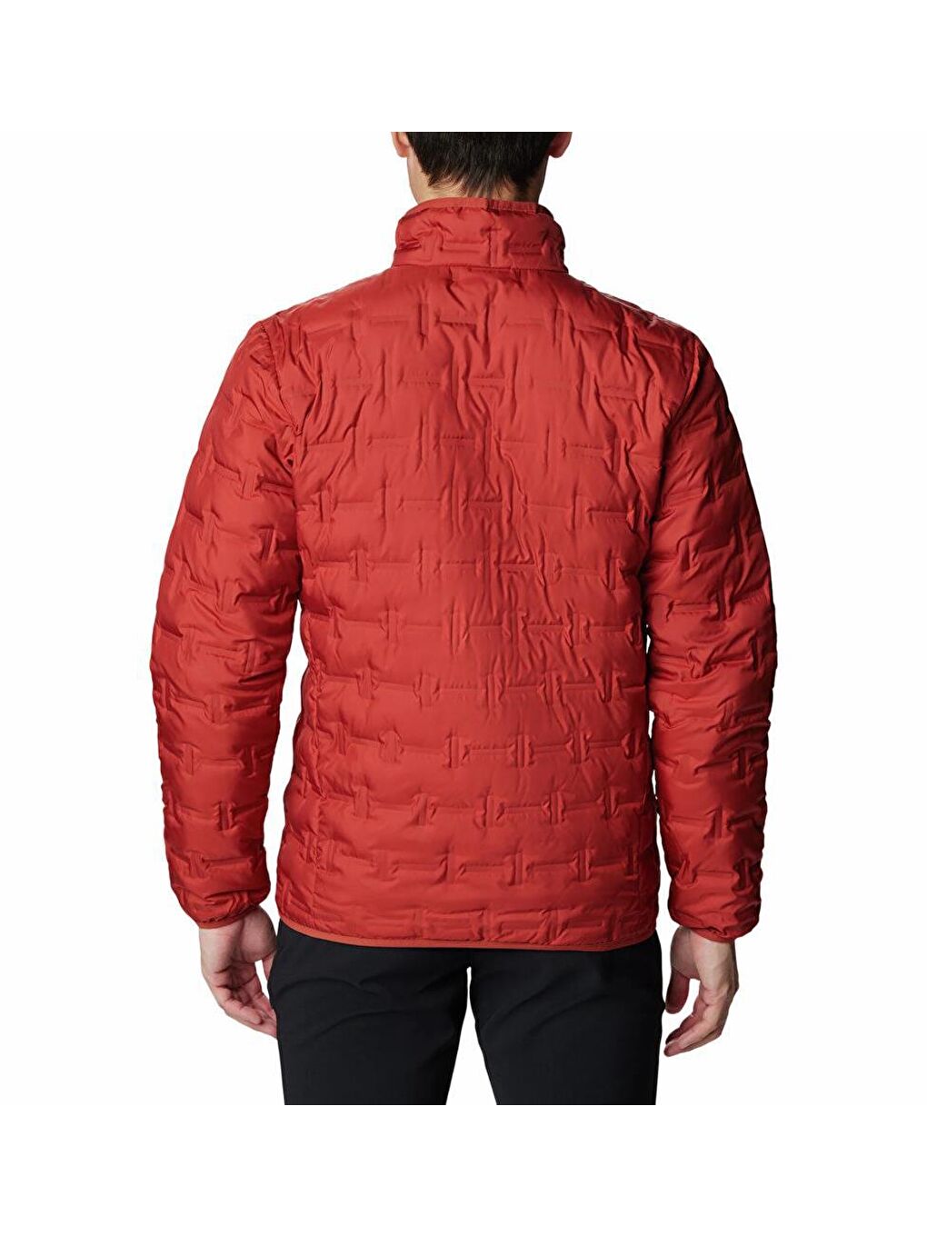 Columbia Turuncu Delta Ridge Down Jacket Erkek Outdoor Mont Kırmızı WO0955-849 - 1