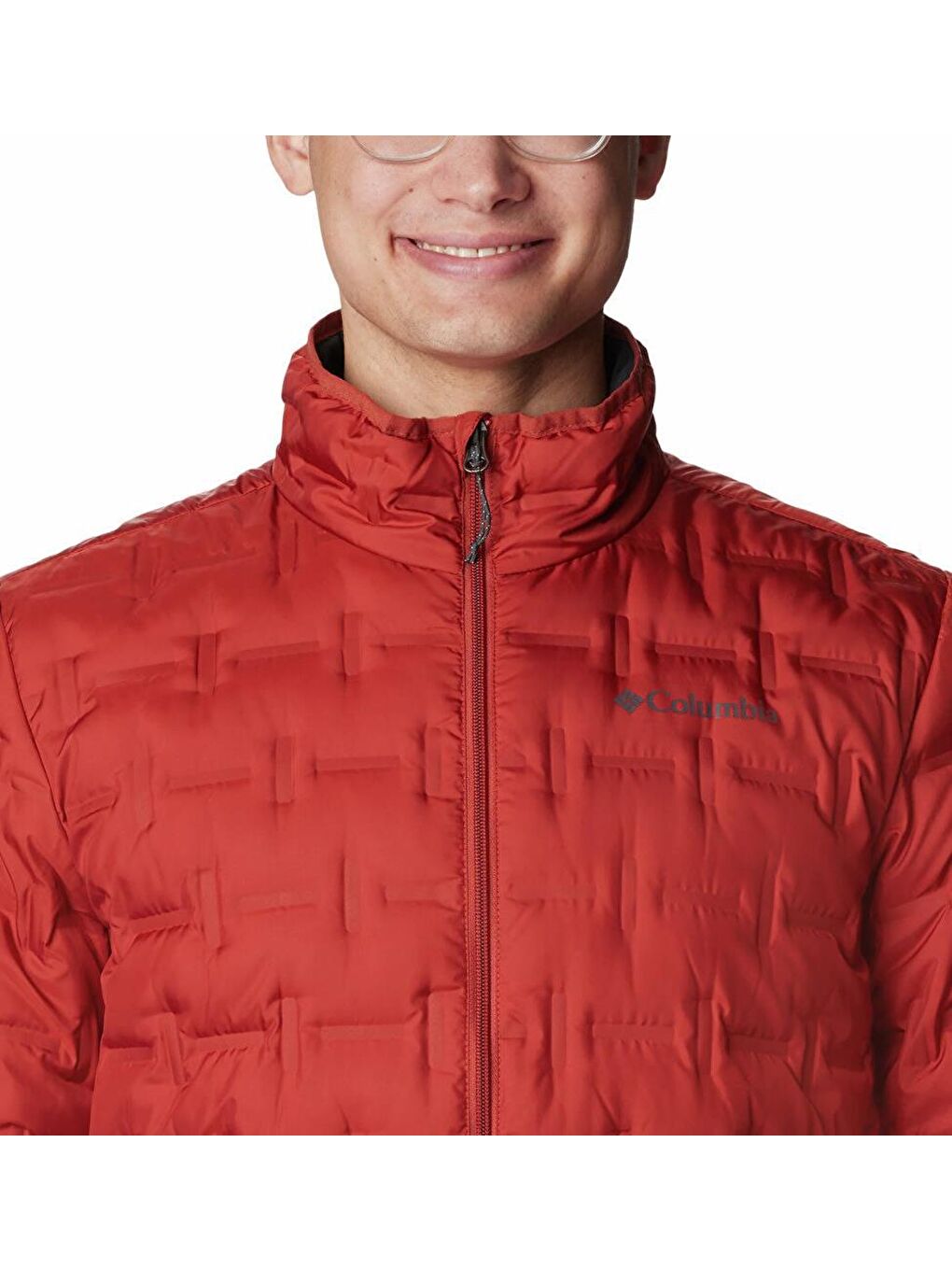 Columbia Turuncu Delta Ridge Down Jacket Erkek Outdoor Mont Kırmızı WO0955-849 - 5