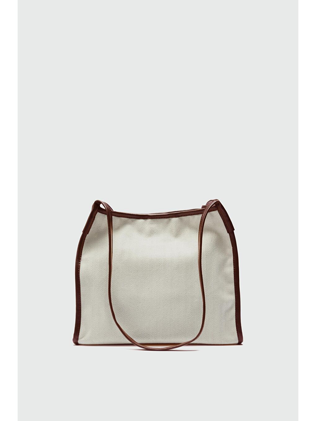 Kahverengi Elna Kanvas Omuz Çantası Taba